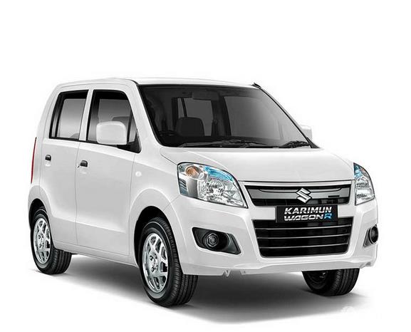 Gambar Ini menunjukkan Mobil Suzuki Karimun Wagon R GA warna putih