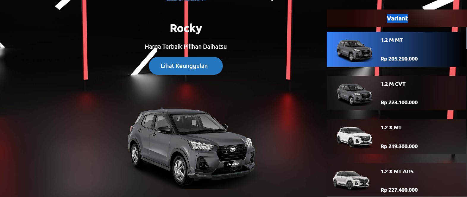 Daihatsu Rocky baru hadir dengan 20 pilihan varian